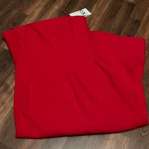 Strapless Midi Dress